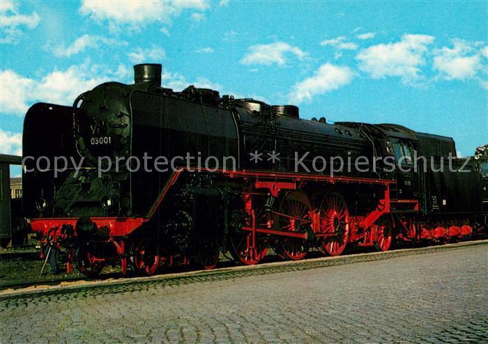 Lokomotive Schnellzug-Lokomotive 03001 Deutsche Reichsbahn Radebeul