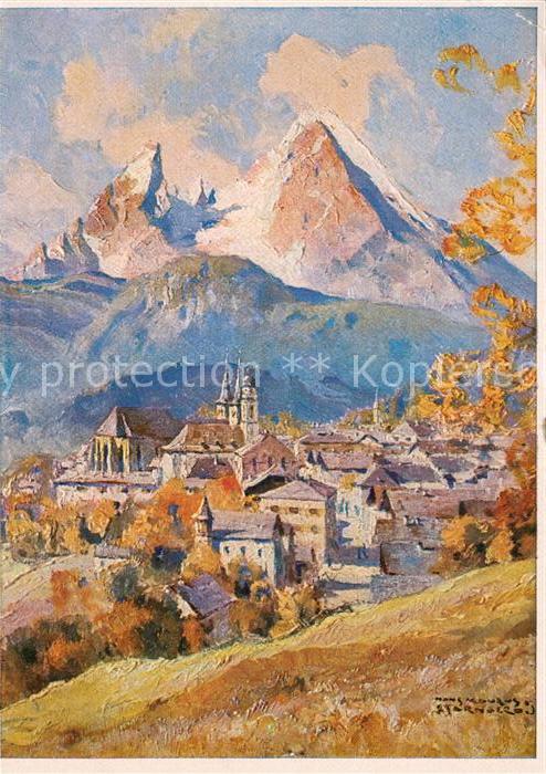 Maurus Hanns Berchtesgaden mit Watzmann
