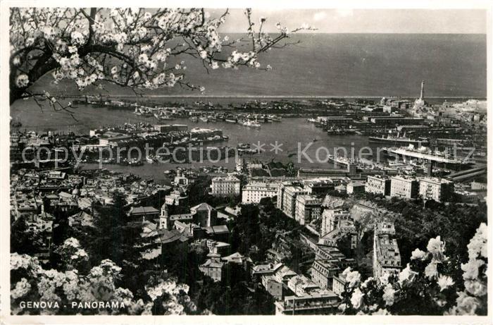 Genova Genua Liguria Panorama