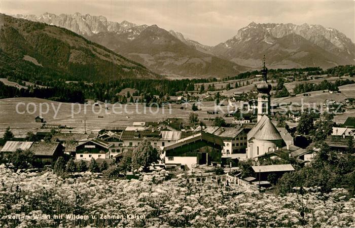 Reit Winkl mit Wildem und Zahmen Kaiser