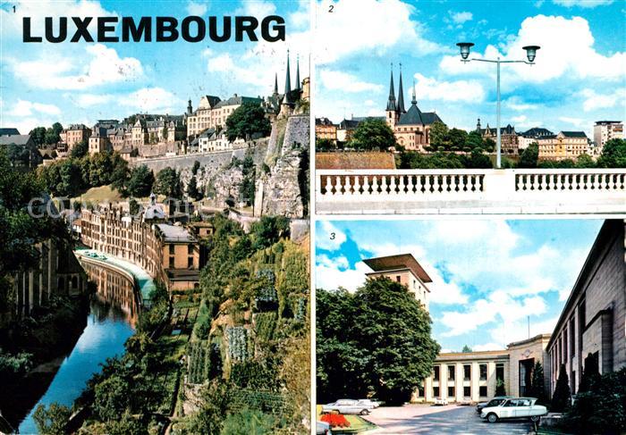 LUXEMBOURG  Luxemburg Alzette pittoresque Pont Adolphe et Cathedrale Studios de