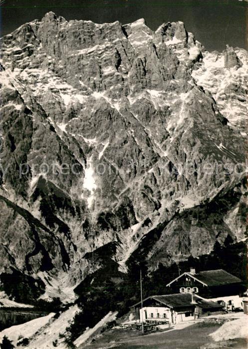 Wimbachgriess Huette mit Hochkalter