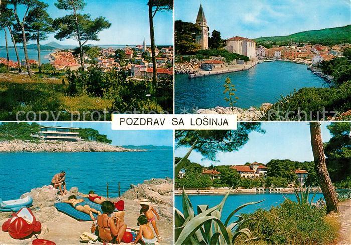 Losinj Panorama Kirche Strandpartien