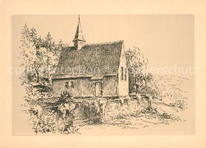 Moemlingen Dreifaltigkeitskapelle Zeichnung