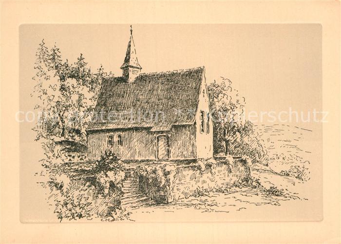 Moemlingen Dreifaltigkeitskapelle Zeichnung