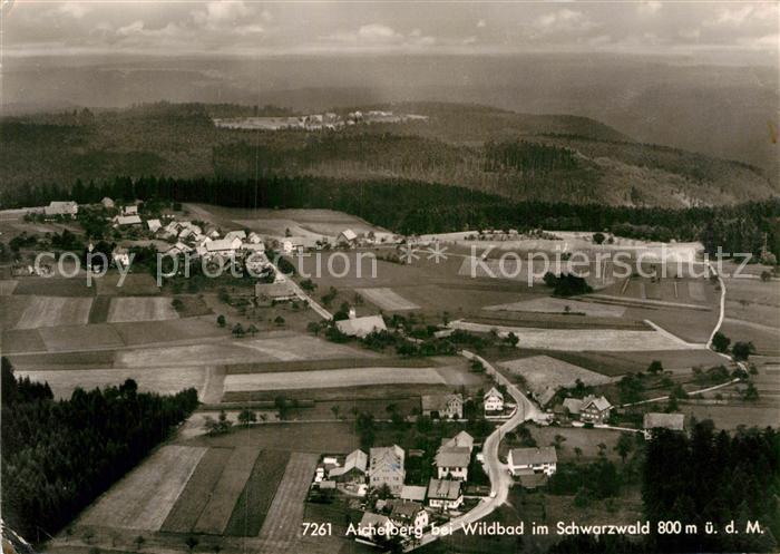 Wildbad Schwarzwald Aichelberg Fliegeraufnahme