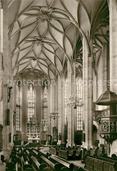 Annaberg-Buchholz Erzgebirge Stadtkirche St Annen Inneres