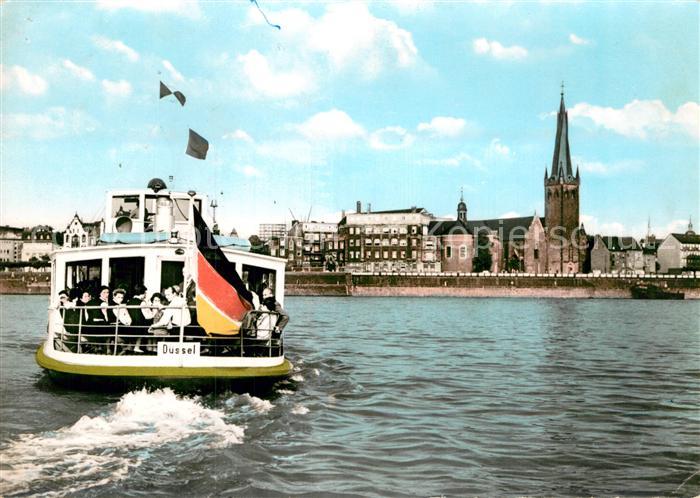 Duesseldorf Rheinpartie Kirche