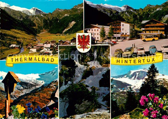 Hintertux Zillertal Panorama Ortsansicht Wasserfall