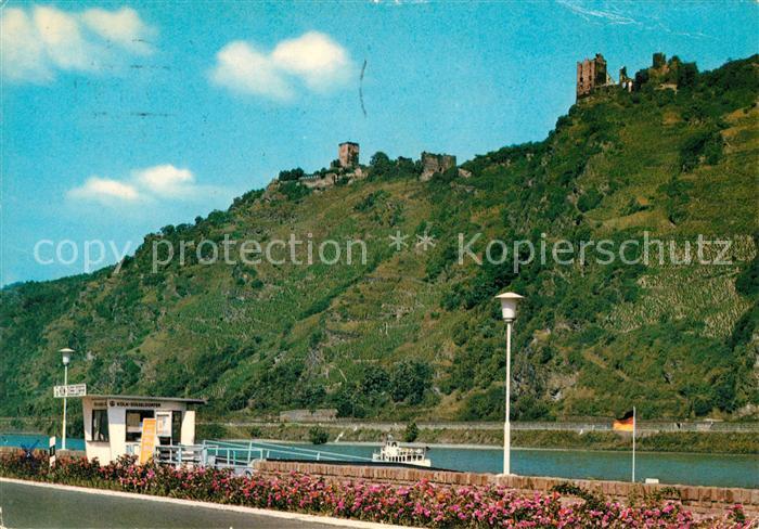 Bad Salzig Blick auf die Feindlichen Brueder