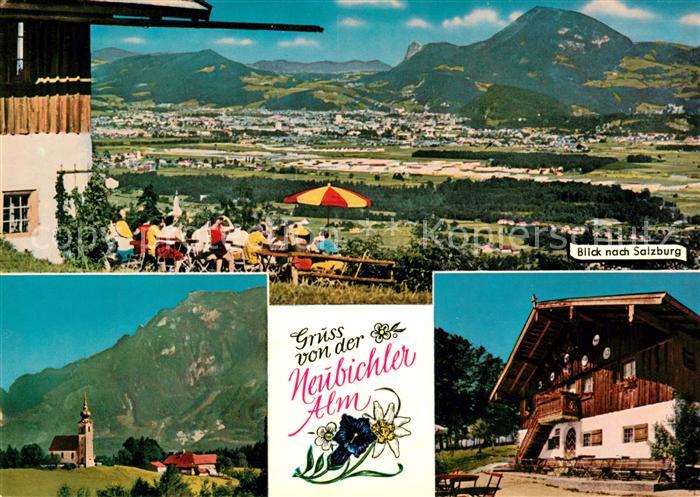 Piding Neubichleralm am Hoegl Panorama Kirche