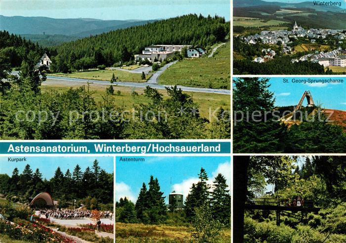 Winterberg Hochsauerland Astensanatorium Kurpark Astenturm Winterberg St Georg S