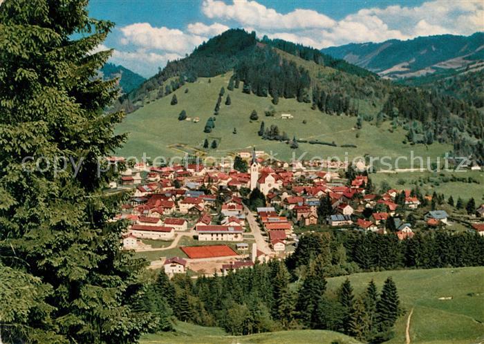 Oberstaufen Oberallgaeu Bayern mit Staufen