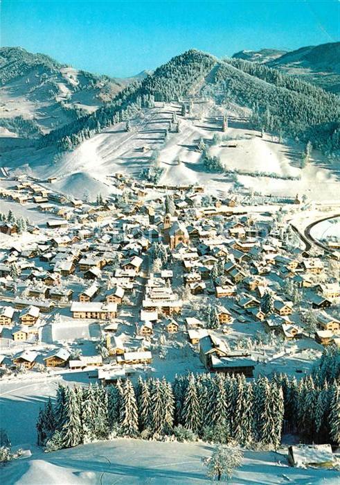 Oberstaufen Oberallgaeu Bayern Fliegeraufnahme