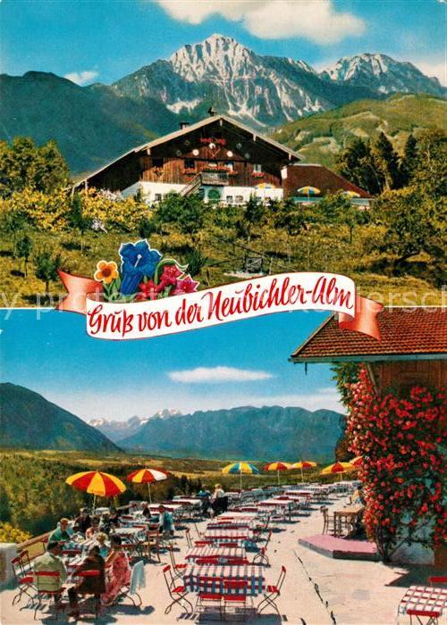 Piding Neubichler Alm Terrasse