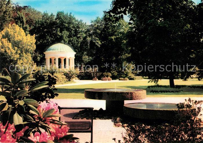 Bad Salzuflen Staatsbad Leopold Thermal Sprudel im Kurpark