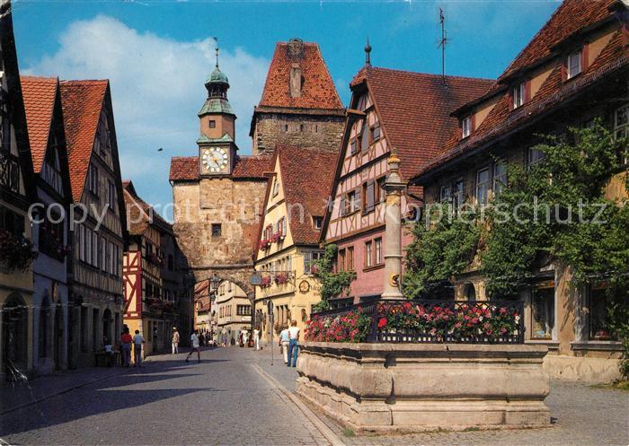 Rothenburg Tauber Roederbogen mit Markusturm