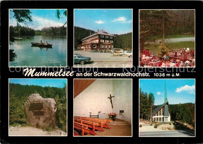 Seebach Ortenaukreis Mummelsee Hotel Freiterrasse Gedenkstein Kapelle Inneres