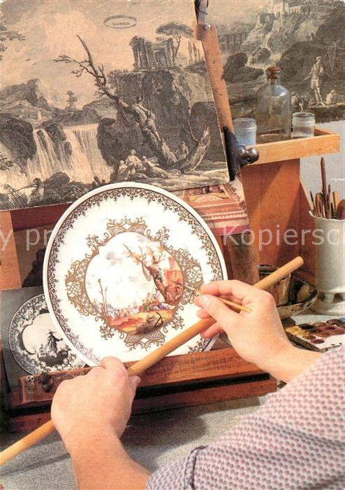 Meissen Elbe Sachsen Schauhalle des VEB Porzellan Manufaktur Meissen