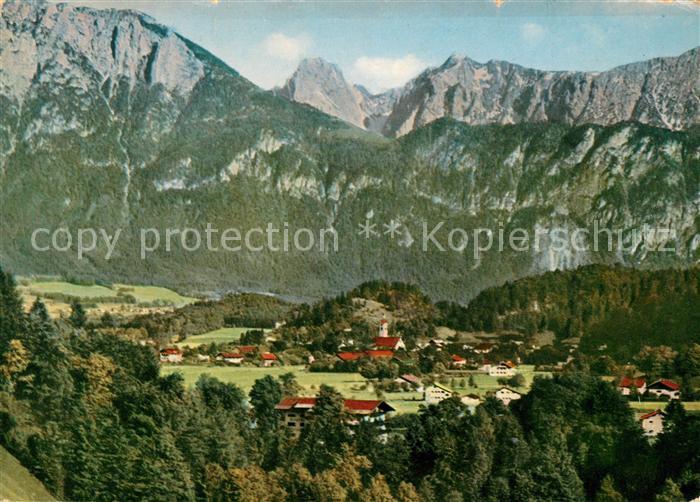 Oberaudorf mit Kaisergebirge