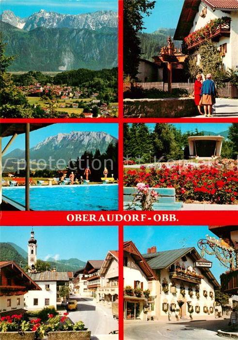 Oberaudorf Panorama Schwimmbad Ortsmotive