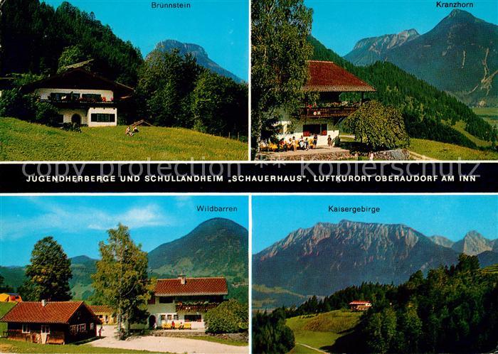 Oberaudorf Jugendherberge Schauerhaus Bruennstein Kranzhorn Wildbarren Kaisergeb