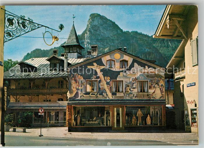 Oberammergau Marktplatz mit Kofel