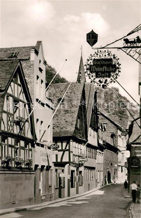Bacharach Rhein Oberstrasse Weinstube Jost