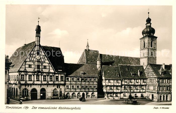 Forchheim Oberfranken Rathausplatz