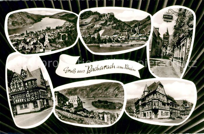 Bacharach Rhein Teilansichten