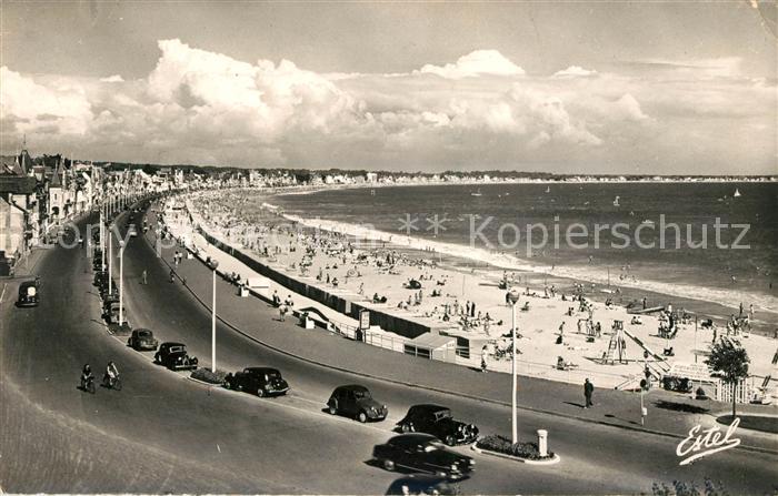 La Baule-Escoublac La Plage et le Remblai vus du Casino
