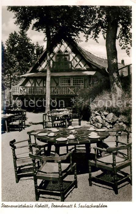 Brandmatt Schwarzwald Sternenwirtshaus Hohritt