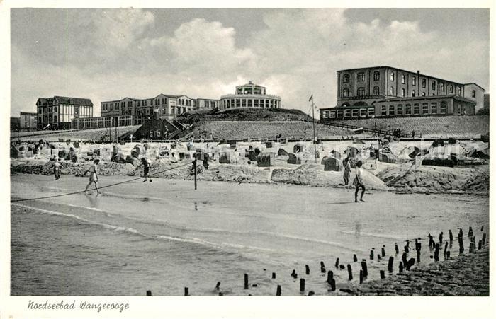 Wangerooge Nordseebad Strandpartie