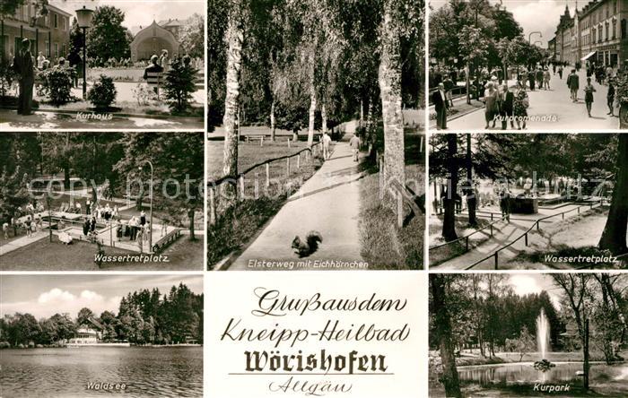 Bad Woerishofen Kurhaus Wassertretplatz Waldsee Elsterweg Kurpromenade Kurpark