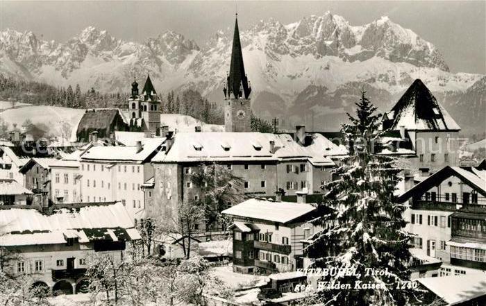 Kitzbuehel Tirol mit Wildem Kaiser