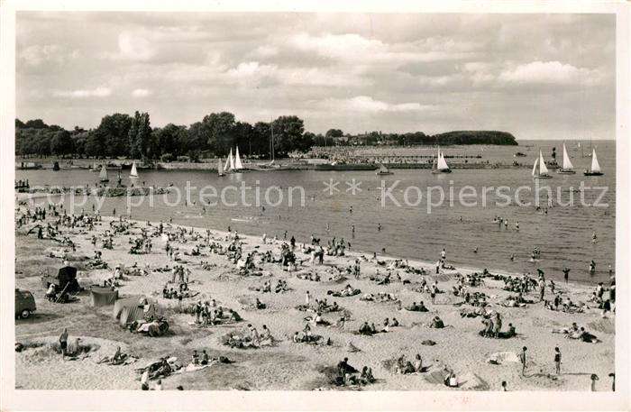 Travemuende Ostseebad Blick vom Priwall