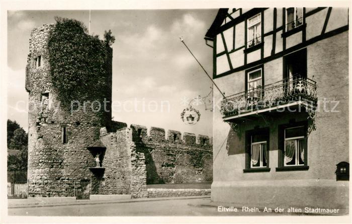 Eltville Rhein Alte Stadtmauer