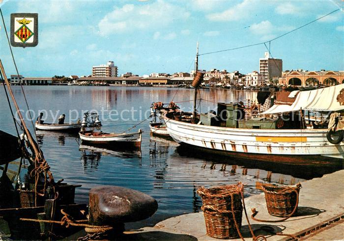 Castellón De la Plana Vista parcial de la puerto