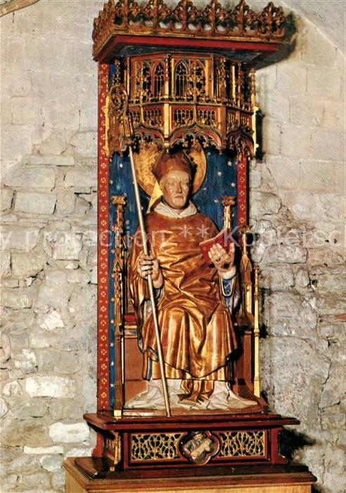 Canterbury Kent Canterbury Cathedral St Thomas Becket statue in the crypt