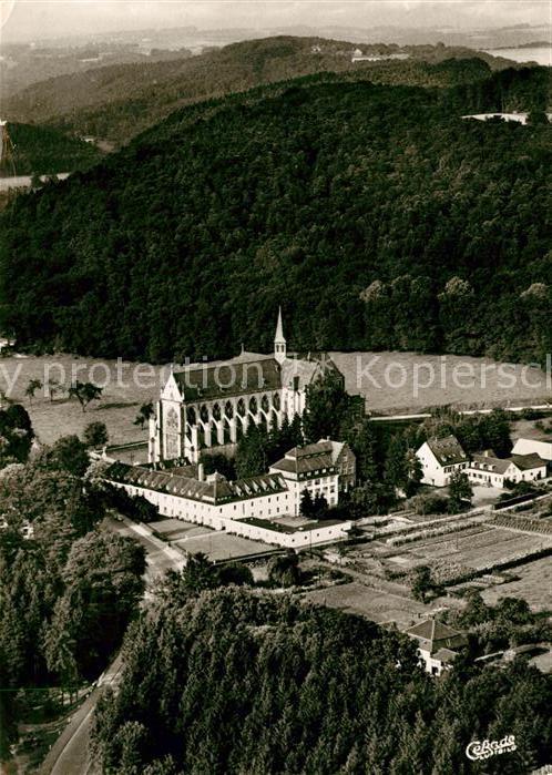 Altenberg Rheinland Dom Fliegeraufnahme