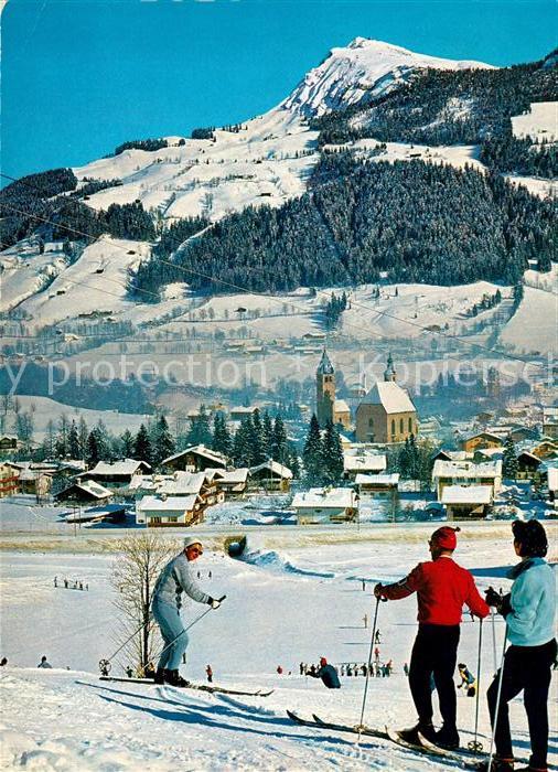 Kitzbuehel Tirol mit Kitzbueheler Horn