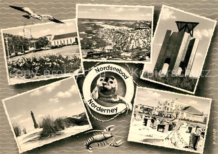 Norderney Nordseebad Park Panorama Monument Leuchtturm Strand