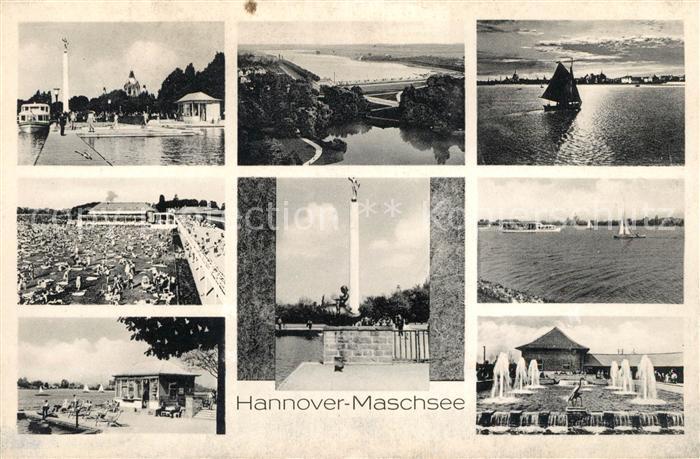 HANNOVER CITY Maschsee Teilansichten