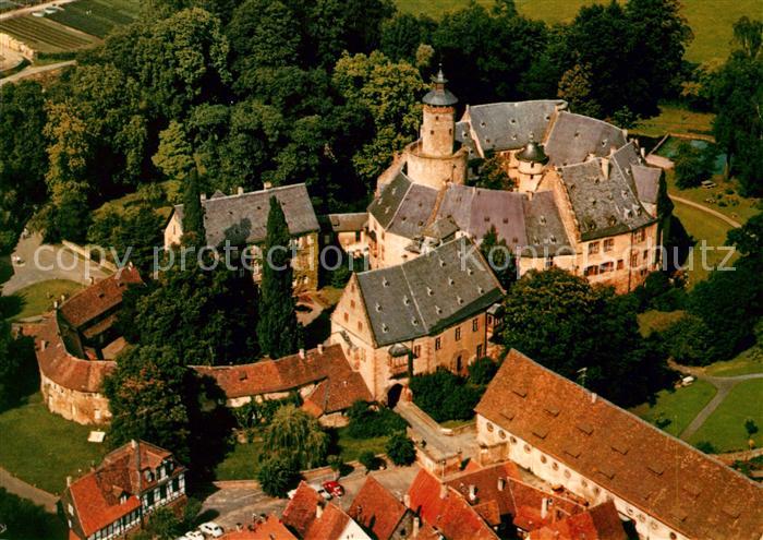 Buedingen Hessen Schloss Fliegeraufnahme