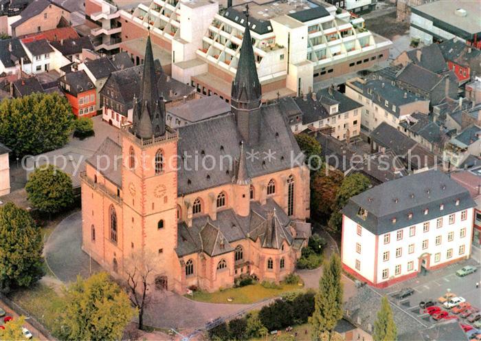 Bingen Rhein Basilika St Martin Fliegeraufnahme