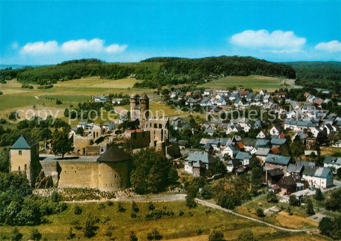 Greifenstein Hessen Burg Greifenstein Ortsansicht