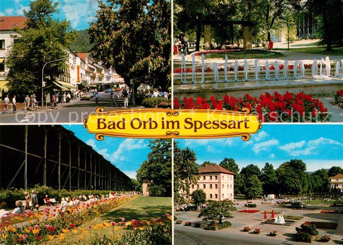 Bad Orb Strassenpartie Parkanlagen Saline