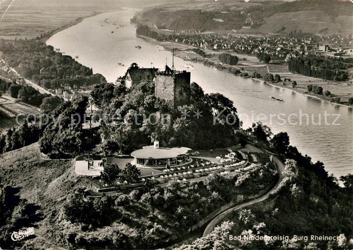 Bad Niederbreisig Fliegeraufnahme Burg Rheineck