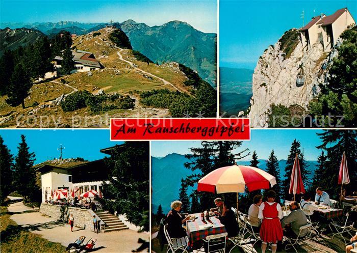 Ruhpolding Am Rauschberggipfel Gasthaus Terrasse Bergstation
