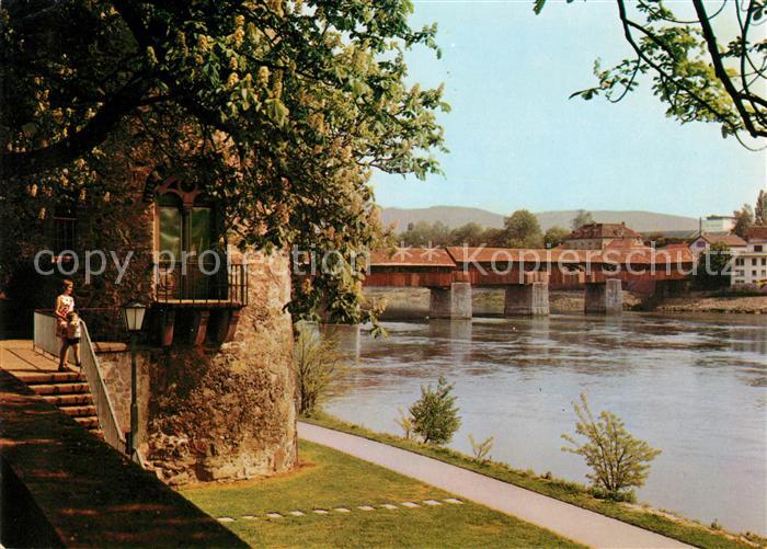Bad Saeckingen Diebesturm und Rheinbruecke